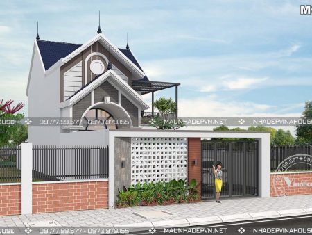 Thiết kế nhà cấp 4 có gác lửng đẹp