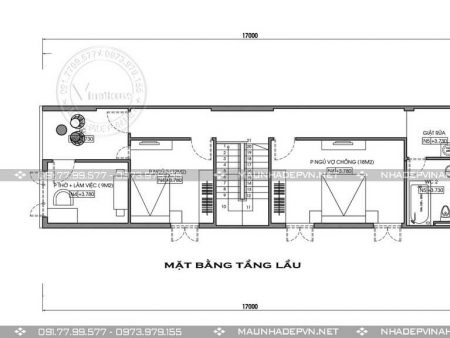Mặt bằng tầng lầu